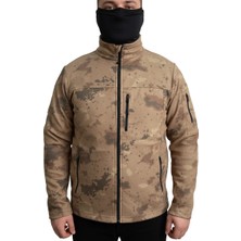 Mysia Outdoor Jandarma Kamuflaj Desen Taktik Polar Mont Avcı Mont 6 Cep