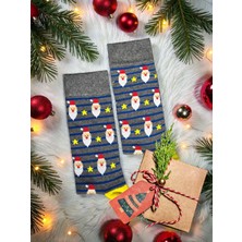 Diva Viva - Yılbaşı Temalı Unisex Çorap – Desenli Özel Tasarım (Hediye Paketli)