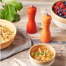 Turuncu 15 cm Karabiber ve Tuz Değirmeni 2'li Set
