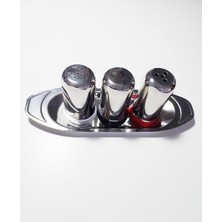 3'lü Baharatlık Gondol Seti, Şık ve Pratik Mutfak Saklama Çözümü