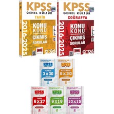 Yargı Yayınevi 2026 Kpss Tarih Coğrafya 2016-2026 Konu Konu Çıkmış - 5 Ders 31 Deneme