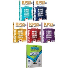 Yargı Yayınevi 2026 Kpss Türkçe Matematik Tarih Coğrafya Vatandaşlık 2016-2026 Konu Konu Çıkmış - Lisans Optimum 5 Deneme