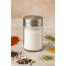 Şeffaf Cam Tuzluk ve Biberlik Seti, 100 Ml, Şık ve Kullanışlı Tasarım