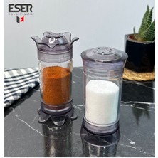 Pratik ve Şık 2'li Plastik Tuzluk ve Baharatlık Seti, Mutfağınıza Renk Katıyor