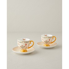 Dipsy New Bone China 4 Parça 2 Kişilik Kahve Fincan Takımı 100 ml