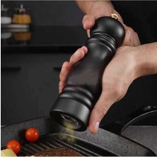Ahşap Tuz ve Biber Değirmeni, Seramik Uç, 21 Cm, Şık ve Kullanışlı