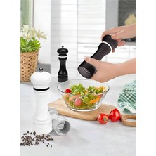 2'li Seramik Öğütücü Seti, Baharat ve Tuzluk Değirmeni, Şık Tasarım