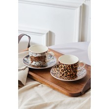 Şık 2 Kişilik Kahve Fincan Takımı, 80 Ml, Zarif ve Kullanışlı Tasarım