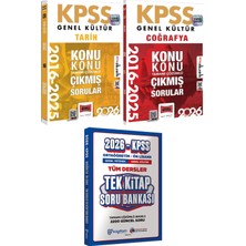 Yargı Yayınevi 2026 Kpss Tarih Coğrafya 2016-2026 Konu Konu Çıkmış - Ortaöğretim Ön Lisans Tek Kitap Soru