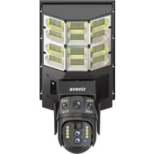 Urfakent AV-SL401X 4mp 2 Kameralı 10X Optik Zoom 4g Sim Kartlı Solar Panelli Sokak Lambası Orta Boy
