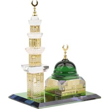 cosangroup Kristal Biblo Ravza Maketi – 16 x 9 x 12 cm