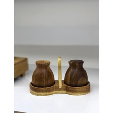 Şık ve Dayanıklı Standlı Tuzluk Biberlik Seti, Mutfağınıza Şıklık Katıyor