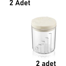 2'li Baharatlık Seti, 300 Ml, 3 Kademeli, Ev ve Ofis Kullanımı