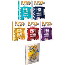 Yargı Yayınevi 2026 Kpss Türkçe Matematik Tarih Coğrafya Vatandaşlık 2016-2026 Konu Konu Çıkmış - 3 Deneme