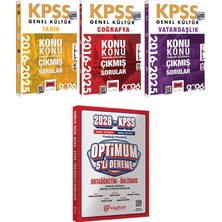 Yargı Yayınevi 2026 Kpss Tarih Coğrafya Vatandaşlık 2016-2026 Konu Konu Çıkmış - Optimum 5 Deneme