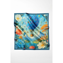 Bagoo Ipek Dokulu Saten 70X70 Fular