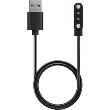 Mobilefix Siyah Haylou Solar LS05 Akıllı Saat USB Şarj Kablosu