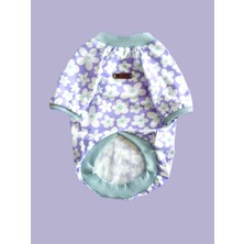 Luli Pet Lila Çiçekli Köpek T-Shirt