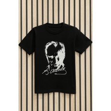 NerKids Unisex Atatürk Desenli T-Shirt