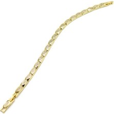 Royaleks Taşlı Vip Bileklik - Altın