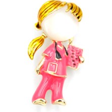 Royaleks Hemşire Doktor Broş - Pembe