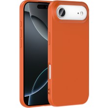 Canpay Apple iPhone 17 Air Uyumlu Kılıf Içi Kadife Wireless Şarj Destekli Esnek Yumuşak Tpu Silikon