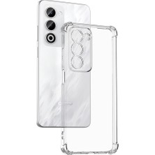 Canpay Oppo A5 Uyumlu Airbag Köşe Korumalı Ultra Kalın Ultra Koruyucu Antişok Silikon