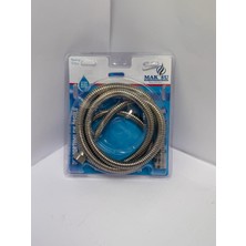 Maksu Sık Örgülü Duş Hortumu 1,5 M – Anti Twist, Paslanmaz, 1/2” Bağlantı