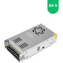 Powerr Led Aydınlatma 24 Volt 14.5 Amper Kalın Metal Kasa Fanlı Trafo