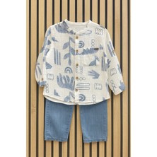 NerKids Erkek Çocuk Desenli 2li Takım