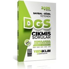 Storemax 2025 Dgs Sayısal-Sözel Yetenek Tamamı Çözümlü Konularına Göre Çıkmış Sorular
