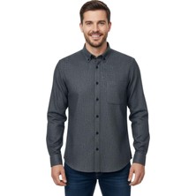 Kamer Erkek Kışlık Uzun Kol Tek Cepli Gömlek BGL-ST04820