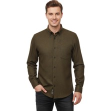 Kamer Erkek Kışlık Uzun Kol Tek Cepli Gömlek BGL-ST04820