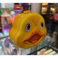 Ada Çanta Kırtasiye Ördek Model Metal Kilitli Kumbara Sarı AD784116