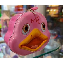 Ada Çanta Kırtasiye Ördek Model Metal Kilitli Kumbara Pembe AD784115