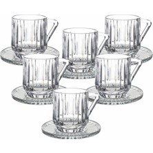 12 Parça Cam Fincan Takımı, 6 Kişilik, Şık ve Dayanıklı Tasarım