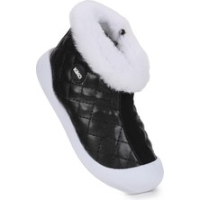 Kiko Kids Biser Fermuarlı Termo Taban Kız Çocuk Bot Ayakkabı