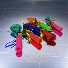 Kuzey Oyuncak 100 Adet Sesli Balonlu Yılbaşı Düdüğü Yılbaşı Parti Düdüğü Doğum Günüğ Parti Düdüğü Renkli Düdük