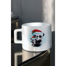 Baskılı Şık Çay Kahve Fincanı, Yılbaşı ve Noel Temalı Hediye