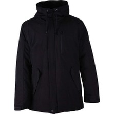 Trender Spor Likra Göğüs Fermuarlı Siyah Erkek Mont 26KE86000004