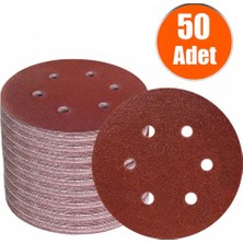 Başaranlar 125MM. 40 Kum 8 Delikli Cırt Zımpara Nk 50 Adet