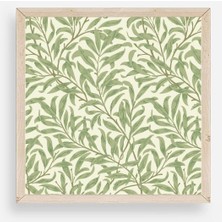 Yapraklar Ahşap Çerçeveli Tablo