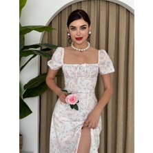 Kendim Fashion Zeze Balon Kol Elbise