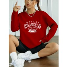 Kendim Fashion Kadın Uzun Kollu Bisiklet Yaka Viskon Iki Iplik Bluz