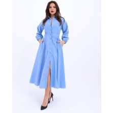 Kendim Fashion 5903 Elbise-Mavi