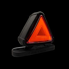  neon büyük üçgen lamba sarı kırmızı premium 12-24