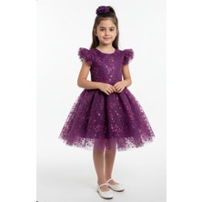 Mnk Baby & Kids Narince Kız Çocuk Abiye Elbise M00778