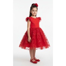 Mnk Baby & Kids Narince Kız Çocuk Abiye Elbise M00778