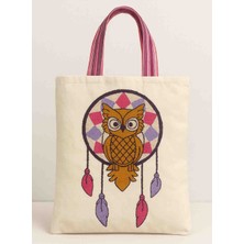 Sada Kadın Kooperatifi %100 El Işçiliği / Kasnak'ta Punch Tekniği / Omuz Çantası