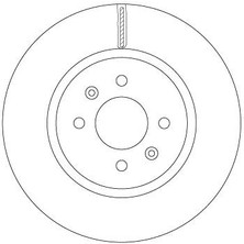 Trw DF6842 Ön Fren Diski Hava Kanallı Kıa Rıo 1.1l 1.2l 1.4l D3FA 1.2l G4LA G4FA D4FC 12-17 280 Çap x 4 Bijo N - Takım Disk Fiyatıdır 517121W050-51712C8500-51712H8500